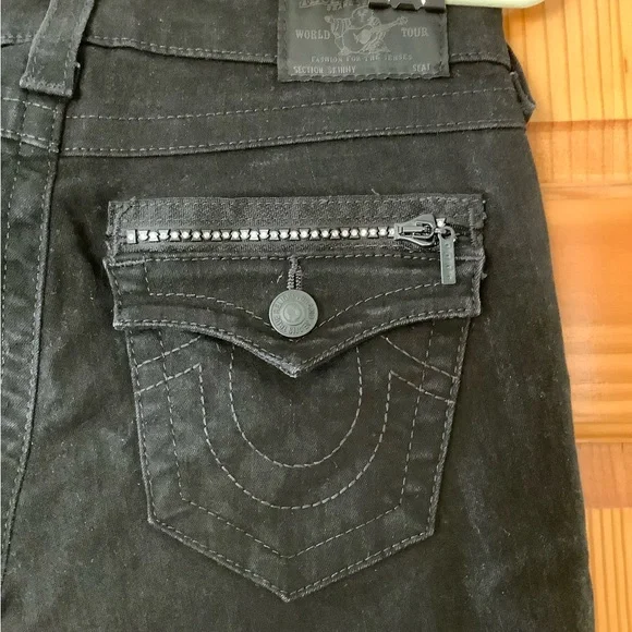 Swarovski crystals True Religion black jeans - Picture 4 of 4